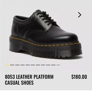 Dr. Martens LEATHER PLATFORM